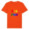 T-shirt Unisexe Coton BIO - GRL PWR Multicolore