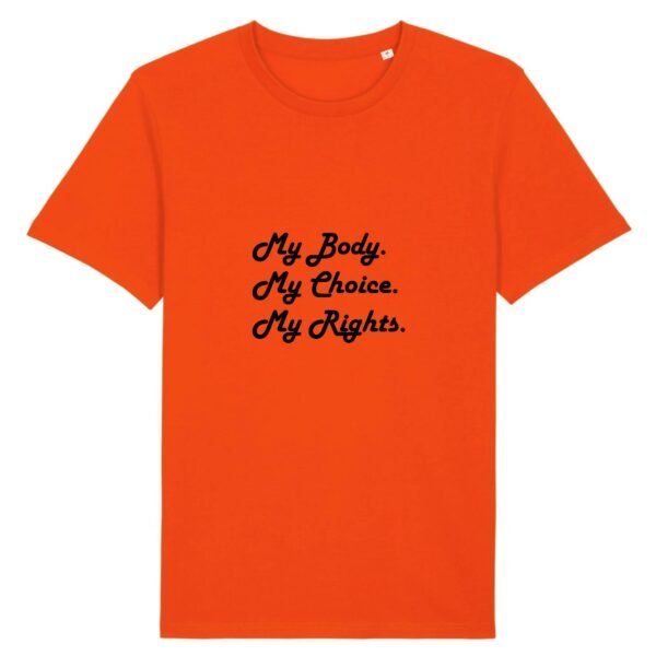 T-shirt Unisexe Coton BIO - My body, My choice, My Rights.