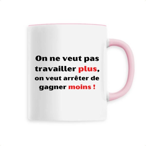 Mug céramique - Travailler plus, gagner moins