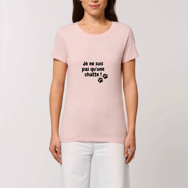 T-shirt Femme 100% Coton BIO - Je ne suis pas qu'une chatte