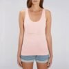 Débardeur Femme 100% coton Bio - Vegan fréquence cardiaque