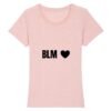T-shirt Femme 100% Coton BIO - BLM Cœur