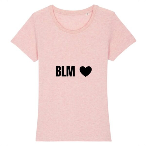 T-shirt Femme 100% Coton BIO - BLM Cœur
