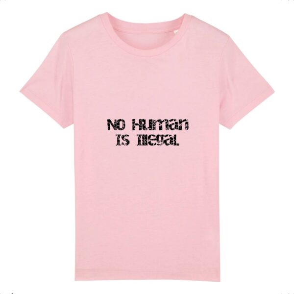 T-shirt Enfant Coton bio - No Human Is Illegal