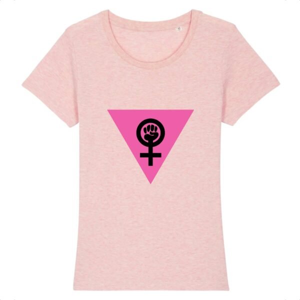 T-shirt Femme 100% Coton BIO - Girl Power Féministe