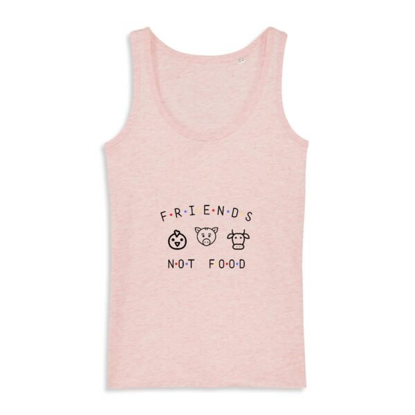 Débardeur Femme 100% coton Bio - Animals Not FOOD