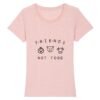 T-shirt Femme 100% Coton BIO - Animals Not FOOD