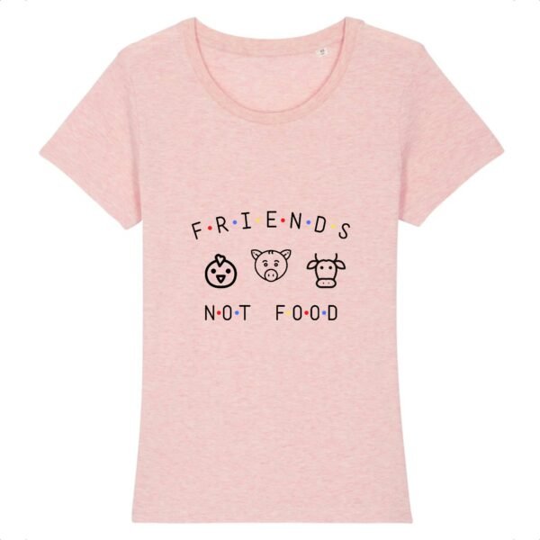 T-shirt Femme 100% Coton BIO - Animals Not FOOD