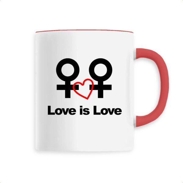 Mug céramique - Love is Love entre femmes