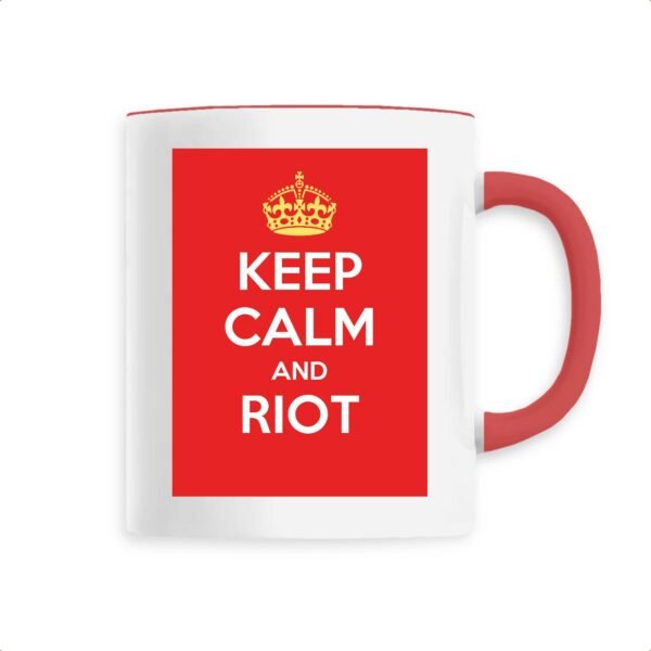 Mug céramique - Keep Calm and Riot