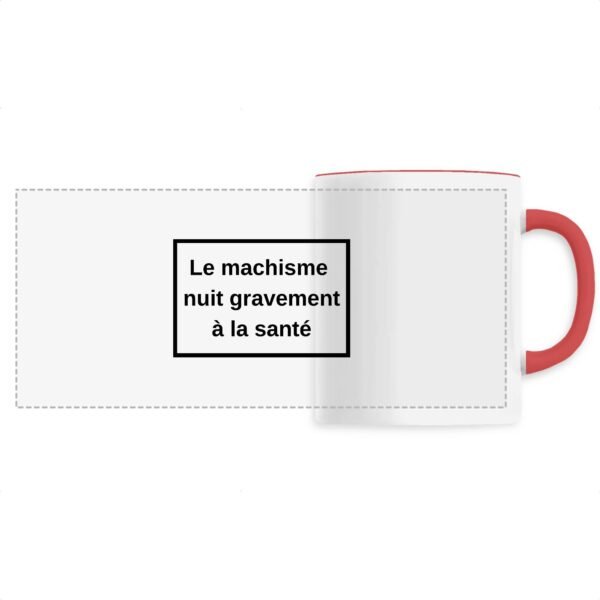 Mug céramique - (Impression panoramique) - Le machisme nuit à la santé