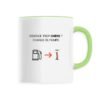 Mug céramique - Change de pompe