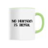 Mug céramique - No Human Is Illegal