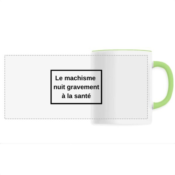 Mug céramique - (Impression panoramique) - Le machisme nuit à la santé